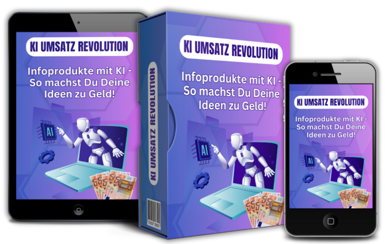 KI Umsatz-Revolution - Geldverdienen mit Erstellung von Online Kurse mit KI